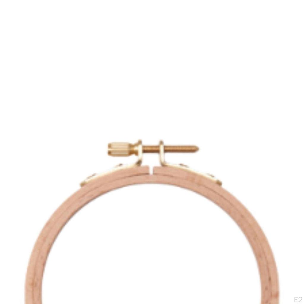 Round Embroidery Hoop Sewing Tool Cross Stitch for DIY Craft 3 Inch