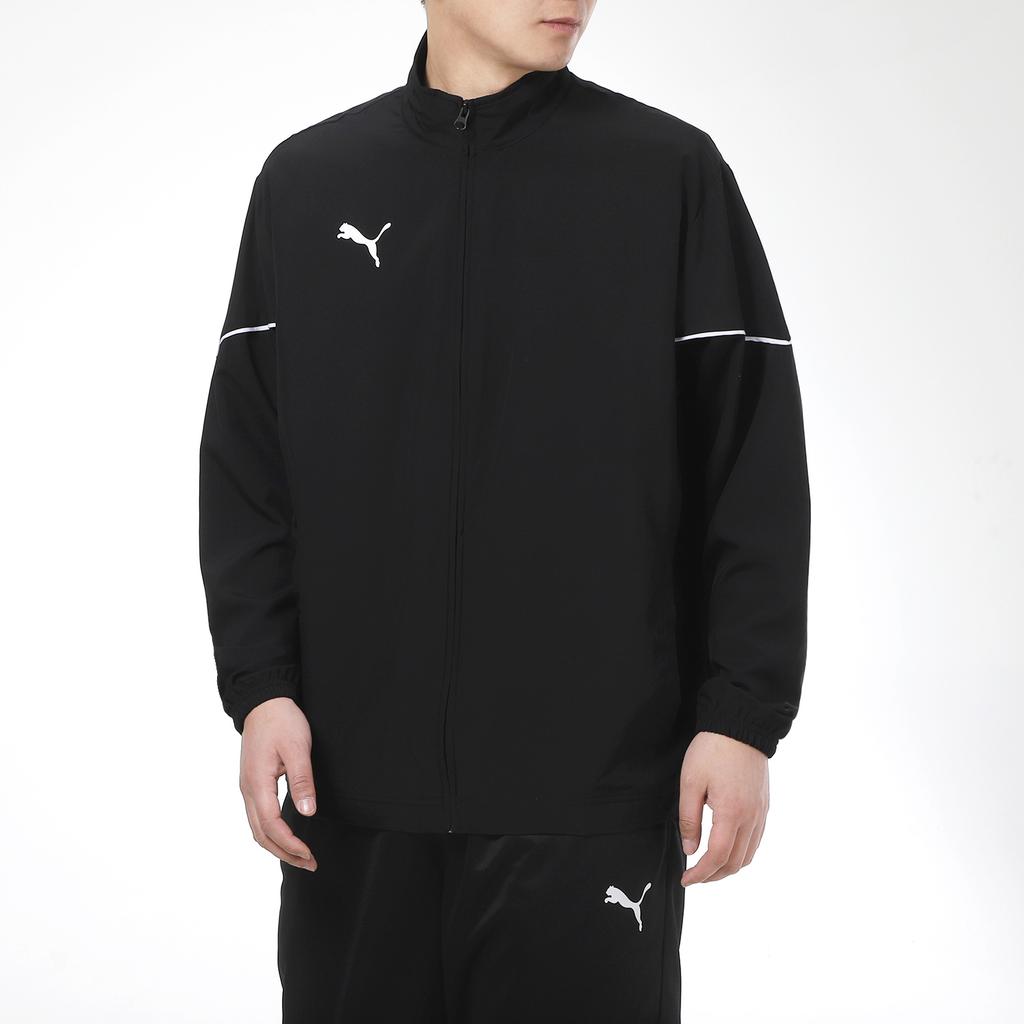 Puma Casual Sports Windproof Stand Collar Knit Jacket Men Jackets Black 657326-03