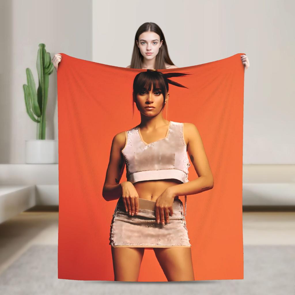 Singer Aitanaed Album Ocana Blanket  Travel Office Flannel Bedding Throws For Home Decor Warm Soft Customized Quality Bedspread
