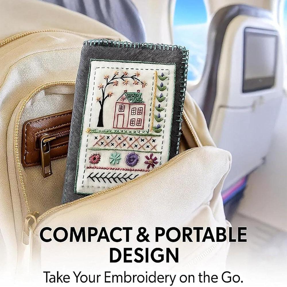 106 vzorů Kniha výšivkových stehů Sada s nástroji a návody pro DIY