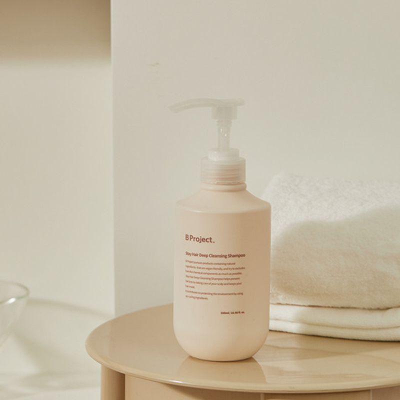 B Project [Galleria Sold Out] Vegan Stay Hair Deep Cleansing Shampoo 500ml (Scalp Care)