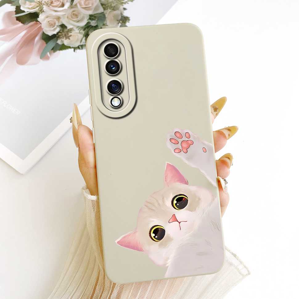 2022 For Huawei Honor 70 Pro Case Stylish Rabbit Pattern Cover Soft Silicone Casing For Honor70 Hono 70 Pro Back Cover Bumper