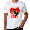 interracial couple TShirt Casual Loose Fit Short Sleeve TShirt