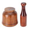 Resin Mortar Pestle Set Wooden Grinding Bowl Household Kitchen Manual Garlic Ginger Spices Grinder Mortar Pestle Set