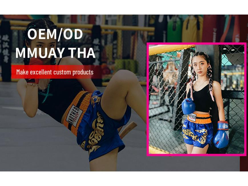 ANOTHERBOXER Mehrfarbige Muay Thai und Kickboxen Trainingsshorts