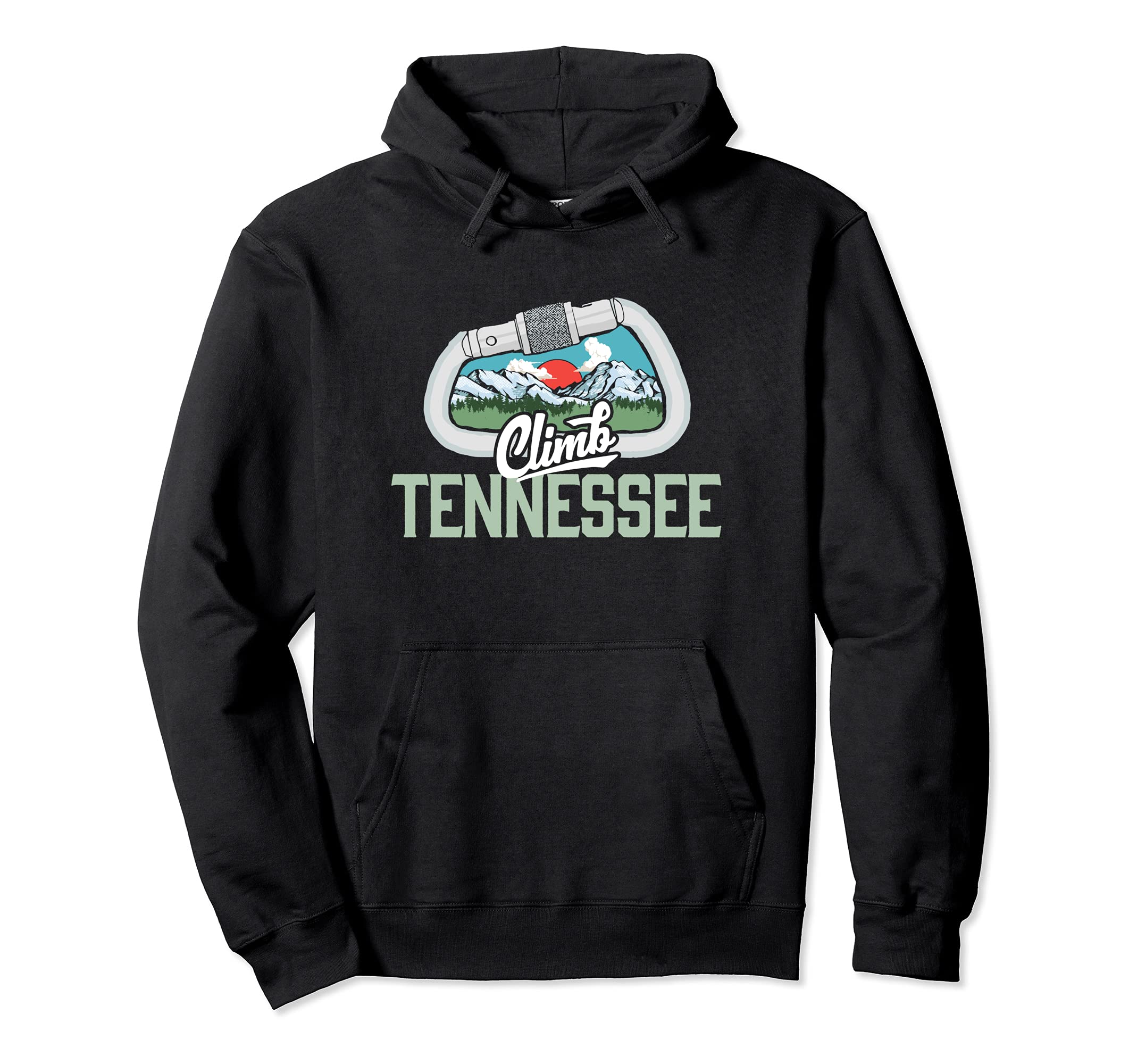 Толстовка с капюшоном Tennessee Retro Rock Climbing Vintage Carabiner