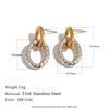 MamacitaSlay 316L Stainless Steel Mixed Color Jewelry Set 18K Gold Plated Waterproof Necklace Bracelet Earrings For Women Gift