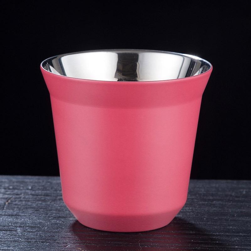 Double-layer Stainless Steel 304 Children's Cup for Keeping Hot Beverages Warm - Coffee Cup, Tea Cup, Wine Cup