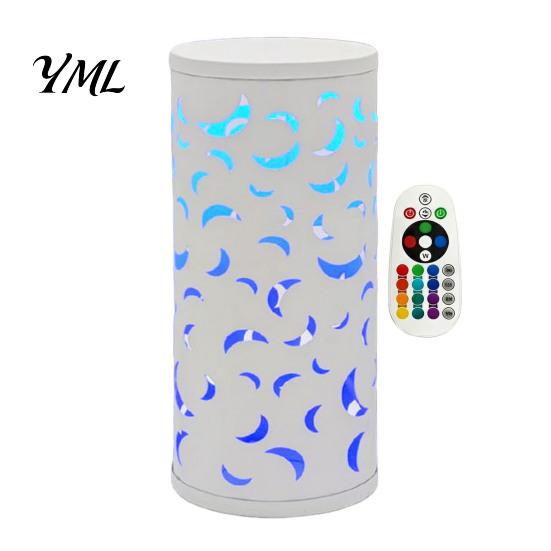 USB Powered Night Light Butterfly Projector Lamp, RGB 16 Colors Decorative Lamp with Remote Ambient Projection Control, Hollow-out LED for Bedroom