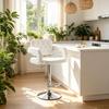 Comfortable Height-Adjustable Chair, Bar Stool with Armrests and Backrest, Practical Work Chair (only with chair)