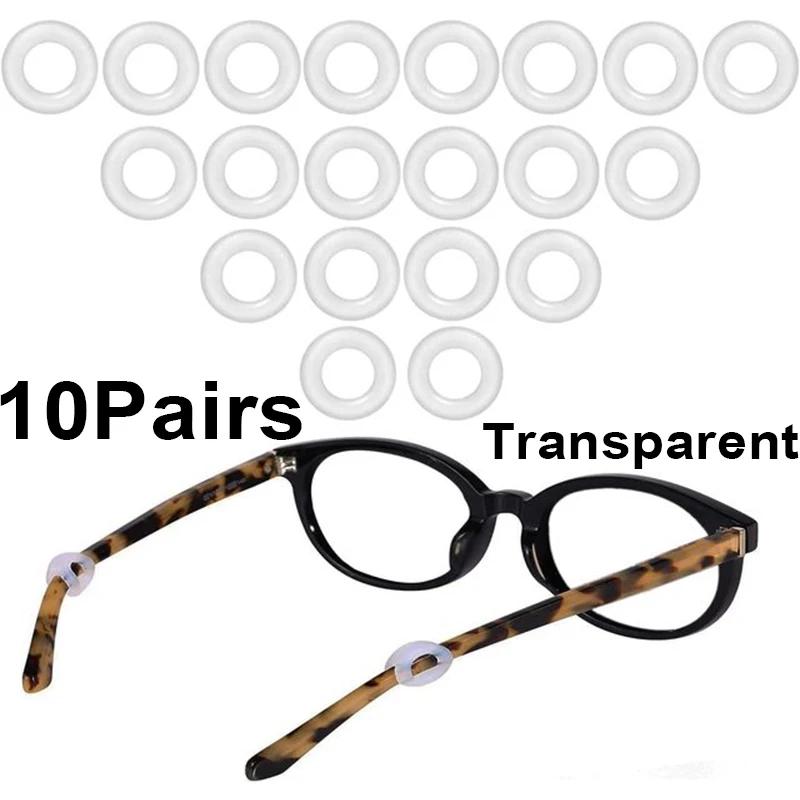 Silicone Anti-slip Ear Hook Glasses Leg Ear Sleeve Bracket Fastener Clear Eyeglasses Accessories Grip Anti-fall Eyewear Holder