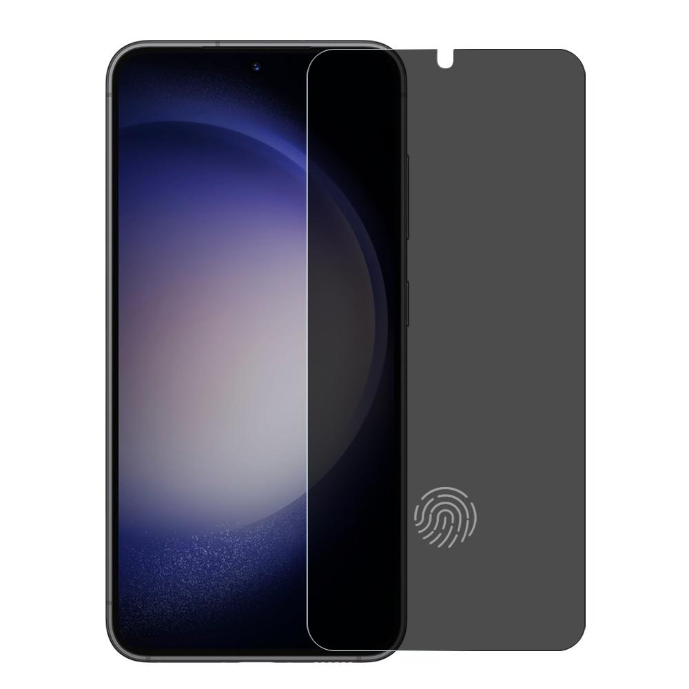 

NORTHJO A++ For Samsung Galaxy S22 5G/S23 Anti-peep Tempered Glass Film Ultra Clear 2.5D 0.3mm Screen Protector Support Fingerprint Unlock Type A