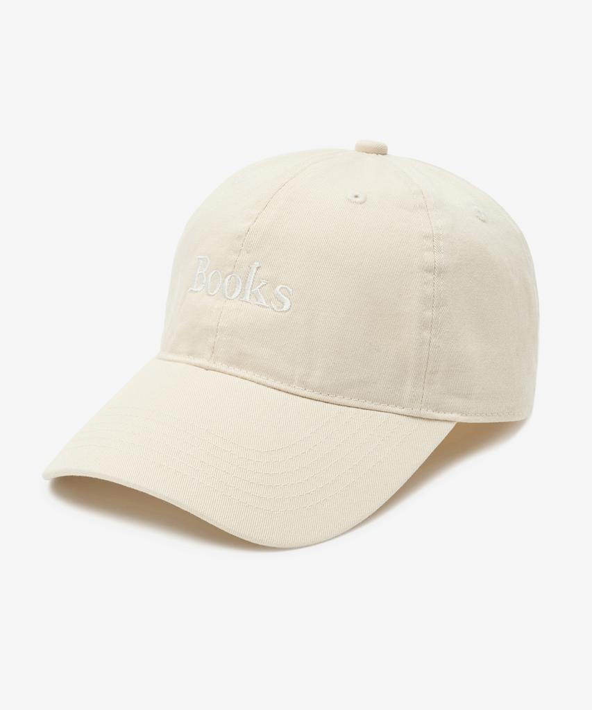 LADY VOLUME Books Cotton Ball Cap (Beige)