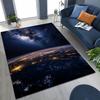 Dreamy Galaxy Universe Space Stars Black Hole Earth Rug for Bedroom Living Room Sofa Home Doormat Decor,Kid Non-slip Floor Mat