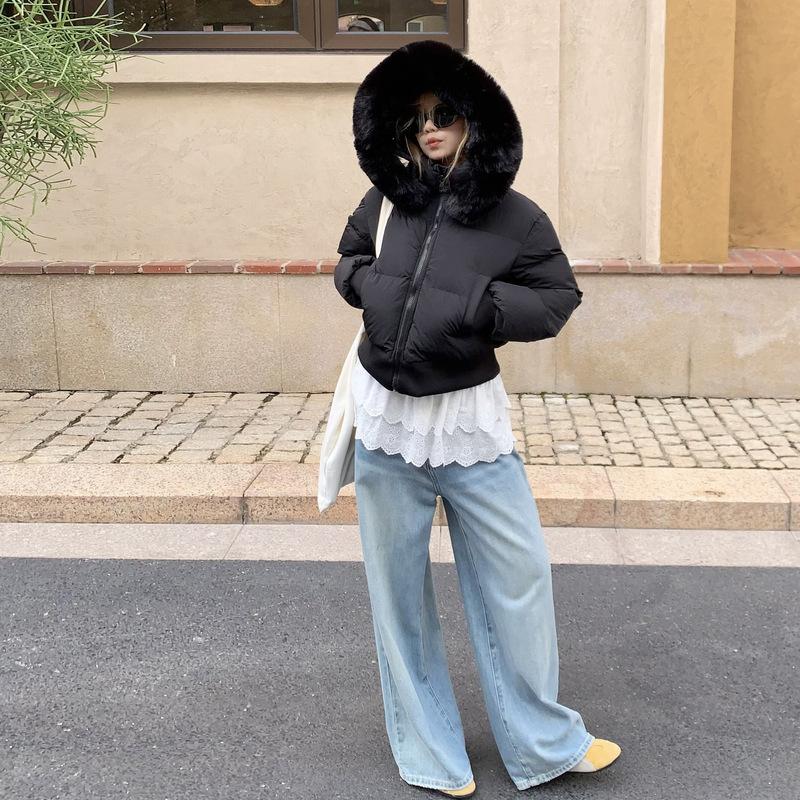 Winter cotton-padded clothes women's new short thickened warm small student foreign-style cotton-padded jacket women's coat