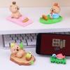 Support Capybara Phone Holder Figure Model Capybara Cell Phone Bracket  Desktop Ornaments