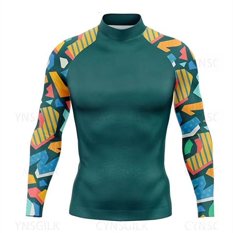 Wetsuit men's and women's split snorkeling swimsuit men's comfortable breathable long-sleeved sun protection quick-drying surf suit jellyfish suit