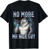 Basta con il bravo ragazzo Meme del Lupo Alfa Divertente T-shirt Brainrot Sconvolto