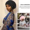 Satin Lining Baggy Hat Solid Color Women's Bonnets Casual Night Sleep Cap