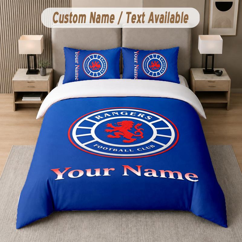 Custom Name Rangers 3Pcs Duvet Cover Set Personalized Text Bedding Pillowcases Bedroom