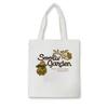 Garden Pokemon Cute Canvas Tote Bag Ladies Casual Portable Shopping Bag Pokemon Anime Shoulder Bag