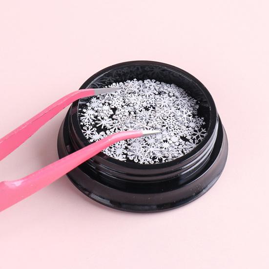 1 Box Nail Flake Snowflake Style 3D Effect Ultra Thin Mixed Manicures Christmas