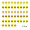 50PCS Door Panel Clip with Seal Ring Fastener Rivet Bumper Clip Retainer for BMW E34 E36 E38 E39 E46 M3 M5 Z3 X5 Car Accessories