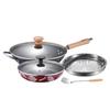 Nitrogen-Treated Iron Cookware Set