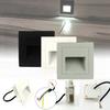 Waterproof Led Step Light Ip55 Black Aluminum 3w For Outdoor Balcony And Garden