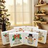 F26C 12Pcs Christmas Treat Boxes 12 Slot Chocolate Gift Box Cookie Candy Box Recycled Paper Packaging Box Christmas Supplies