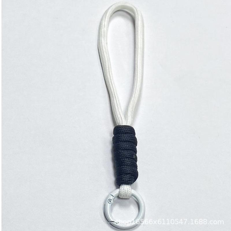 Eenvoudige Mobiele Telefoon Lanyard Kleur Gevlochten Sleutelhanger Lanyard Kleur Matching Mobiele Telefoon Touw Waterbeker Touw Schooltas