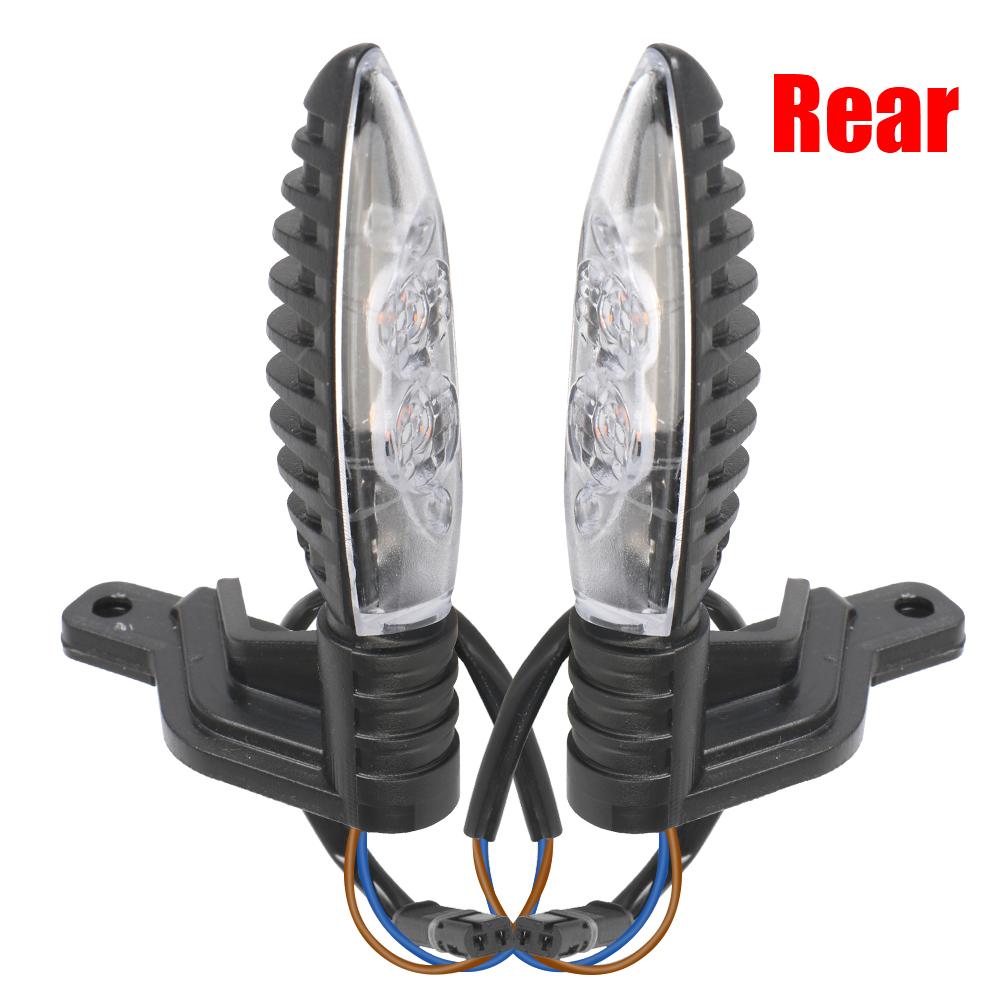 Front Rear Turn Indicator 2Pcs/set Motocycle Indicator Lamp LED Turn Lights Light Blinker
