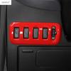 For Smart 453 Fortwo 2015 -  Dashboard AC Air Vent Window Lift Head Lamp Warning Light Cover Trim Red Accessories Interior