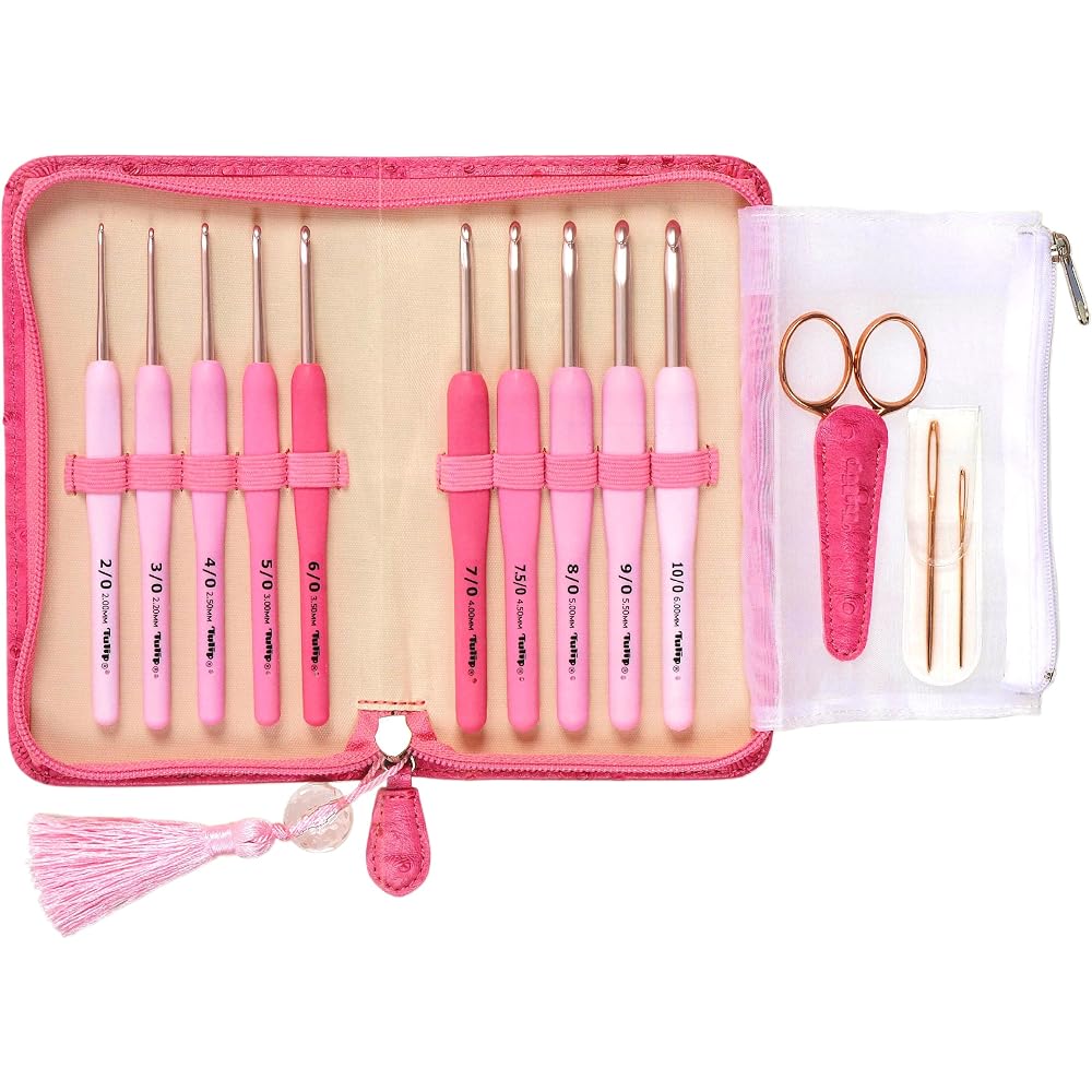 Tulip ETIMO Rose Etimo Rose Crochet Set with Grip TER-001