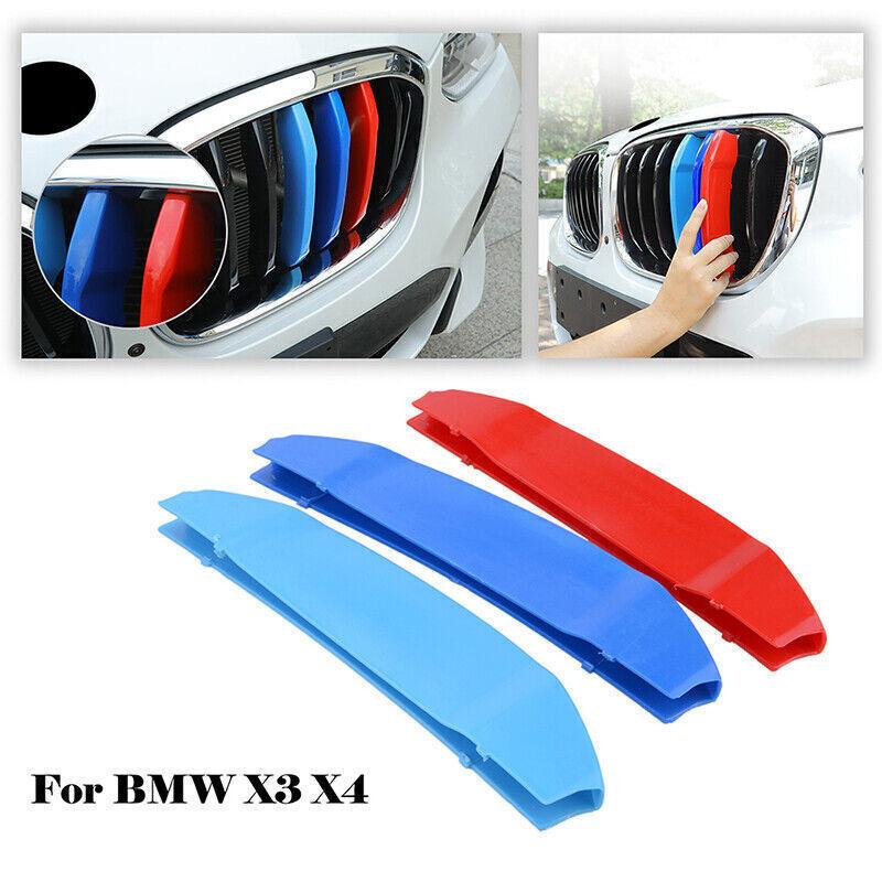 

7 планок, зажимы для решетки, накладка для BMW X3 G01 X4 G02 2017