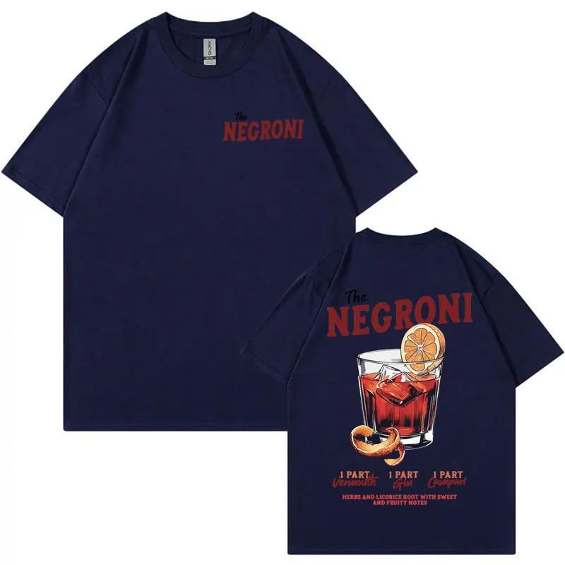 Negroni Unisex T-Shirt Fun Cocktail Themed Gift Meme T-Shirt Men'S Summer Pop