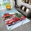 Christmas Theme Farm Tractor Animal Carpet for Home Living Room Kid's Bedroom Sofa Doormat Kitchen Floor Rug Anti-slip Decor Mat