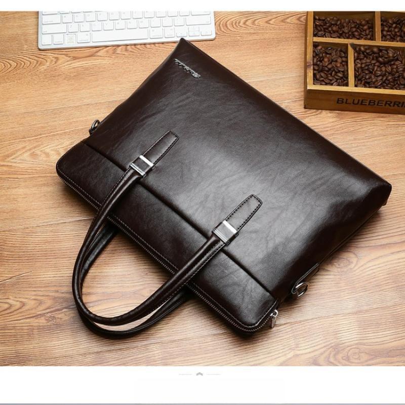 Men's Messenger Business Briefcase Wear-resistant Casual Bag Men's Handbag Horizontal Shoulder Bag