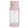 Mini Humidifier with Light Quiet Portable Small USB Humidifier for Car Home Desktop Office 260ml Pink