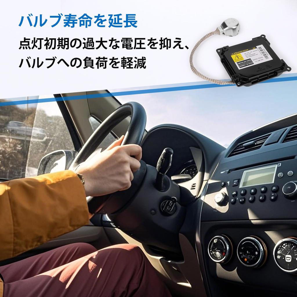 Sarasara 35W HID Ballast for 12V Universal Fit for and D4R Compatible with Toyota and Genuine Fully Replacement Ballast Vehicles, D2S, D2R, D4S,