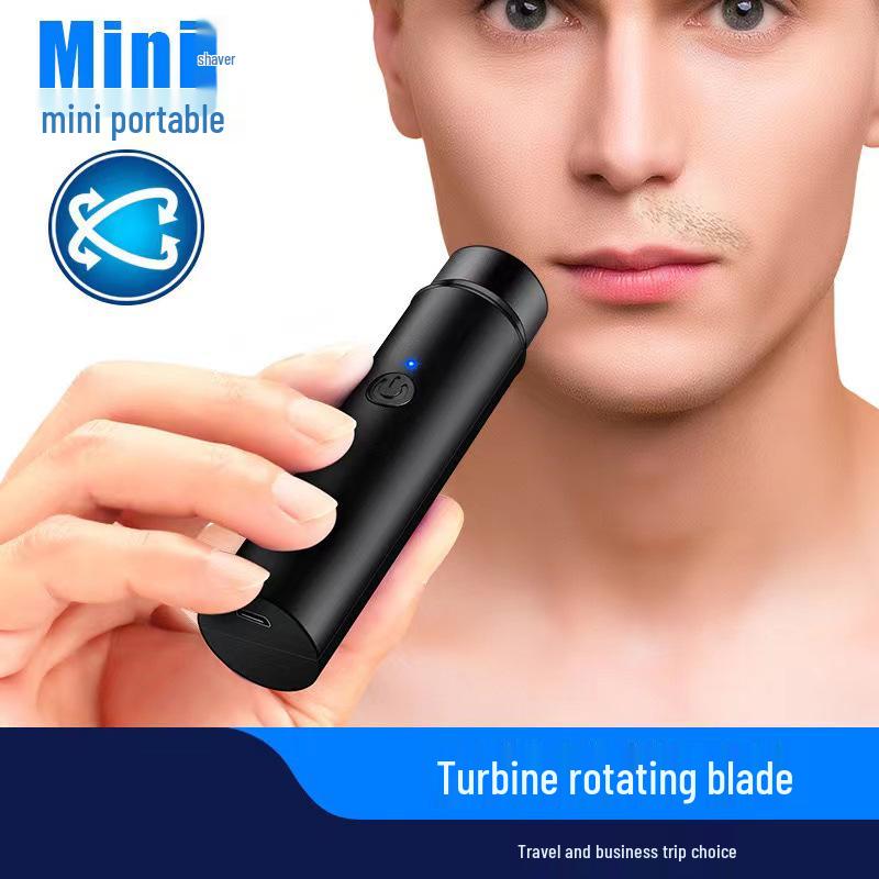 2024 Mini Travel Electric Shaver for Men - Full Body Washable Beard Trimmer, Perfect Gift for Boyfriend