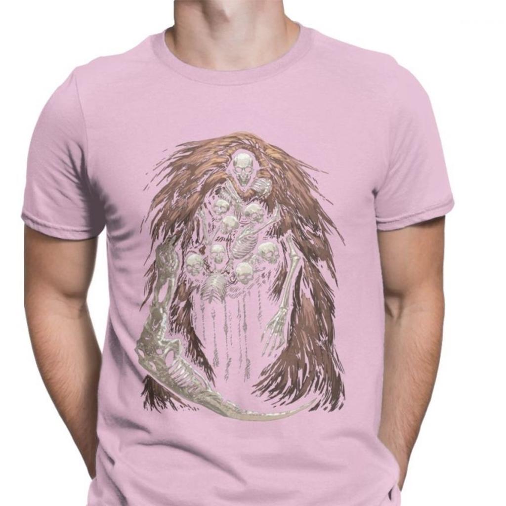 The Gravelord Tshirts Men Dark Souls Skeletons Skulls Scary Funny Premium Cotton Tees T Shirts Printed Clothes