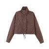 Women’s Polka Dot Long Sleeve Cardigan and Shorts Set 2025 Spring Summer Two-Piece Outfit Casual Slim Fit