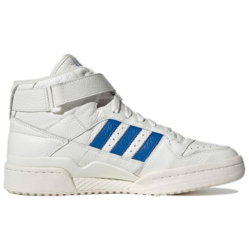 adidas Forum Mid Białe Niebieski Ptak Buty Unisex Cloud-White Złoty Metalik Guma GX1021