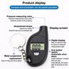 Mini Keychain Style Tire Gauge Digital Lcd Display Car Tire Air Pressure Tester Meter Auto Car Motorcycle Tire Safety Alarm