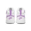 (GS) Nike Court Borough Mid 2 'White Purple' Kids' CD7782-103