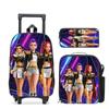 Kpop Witch Hunters Casual Backpack Digital Printing Men'S And Women'S Commuter Backpack Rod Backpack Student Bag