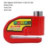 Bike Disc Brake Lock Anti Theft Electric Motorcycle Alarm Disc Lock with 110dB Alarm Sound for Motorbike Bike Scooter