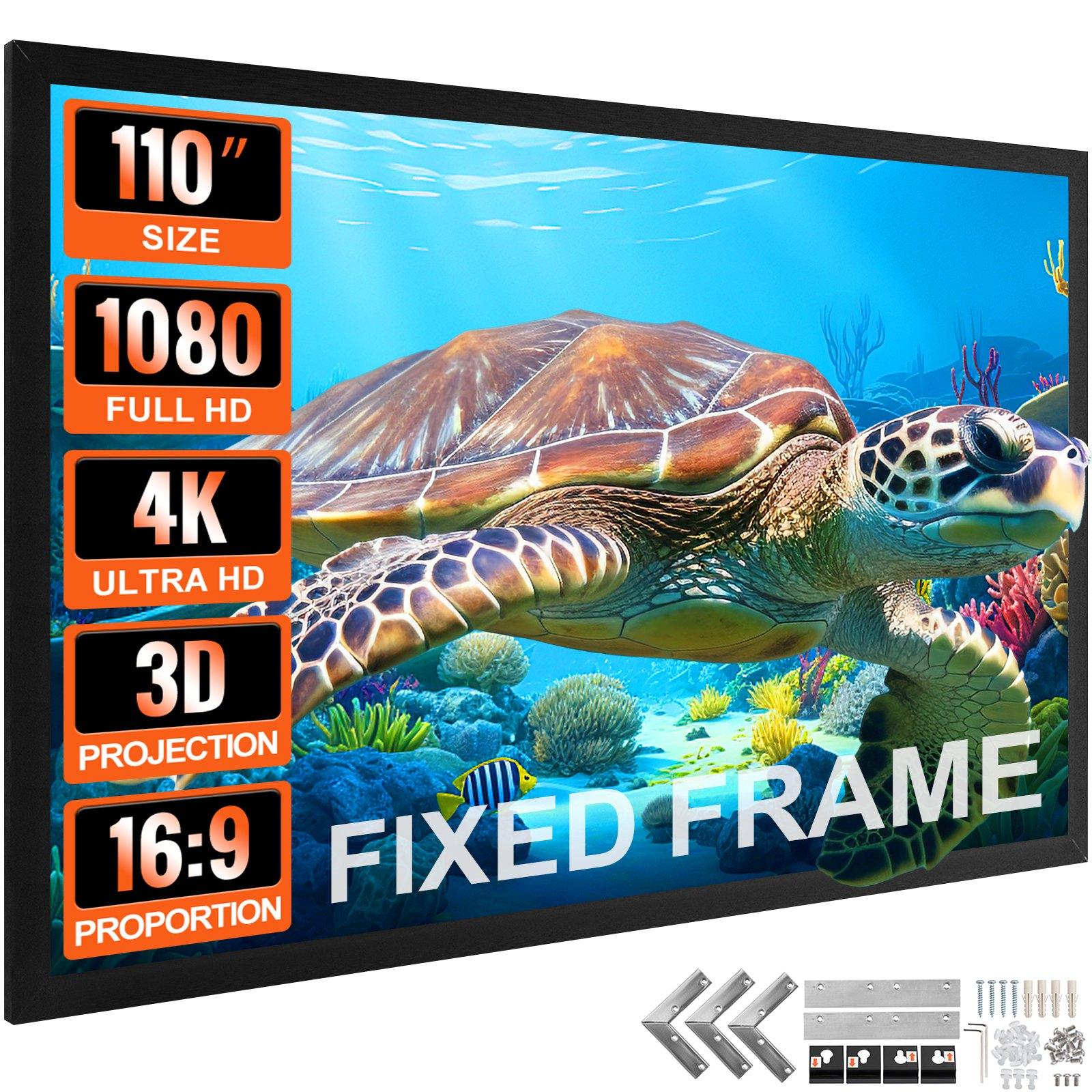 VEVOR 110Inch Diagonal Projector Screen 16:9