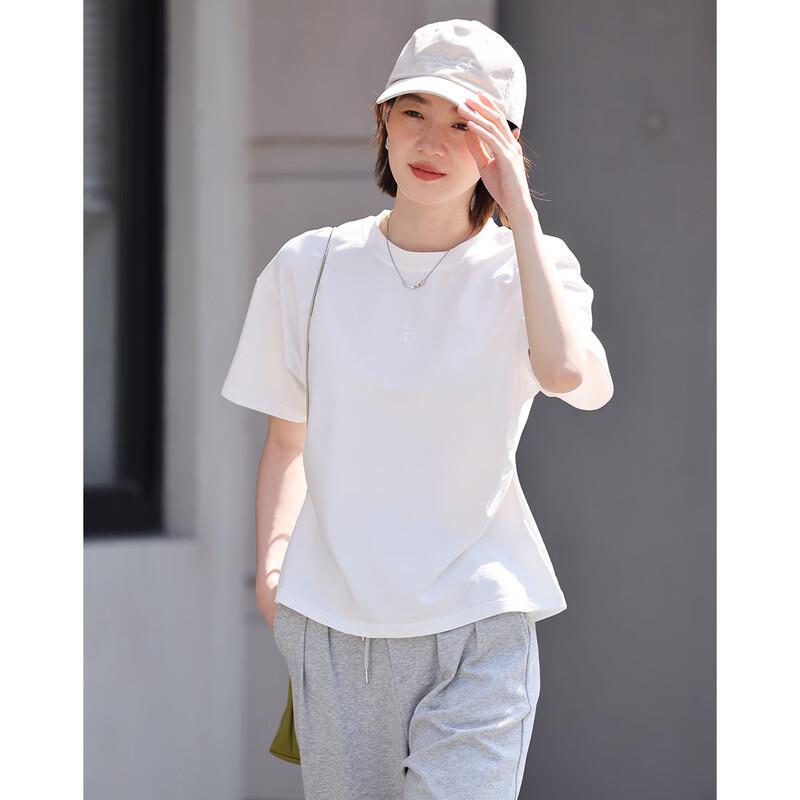 Demana Women s Trendy Waist-Cinching Split-Hem T-Shirt M